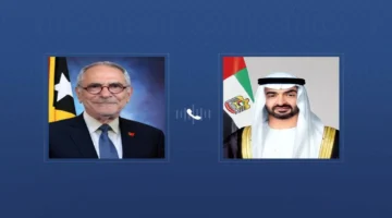 رئيس تيمور الشرقية يتصل بالرئيس الإماراتي تضامناً مع بلاده
